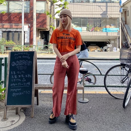 [USED] VINTAGE "Tom TOBIASSEN" Tee🧡
