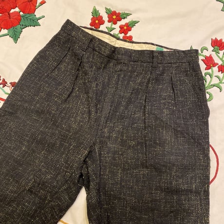 [USED]vintage ネップツイード スラックスmade in U.S.A.