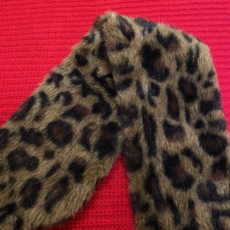 [USED] フェイクファー🐆🤎マフラー