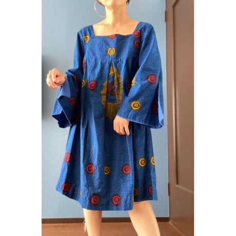[USED] AFRICAN BATIK ワンピース