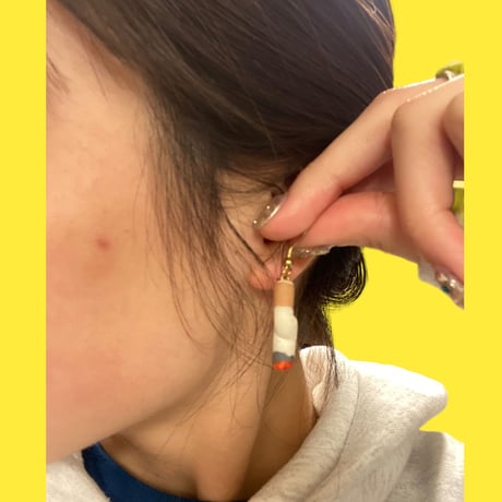 [BENICOTOY] 立体 cigarette / タバコ ピアス