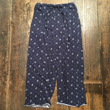[USED] ペイズリー柄 パジャマパンツ
