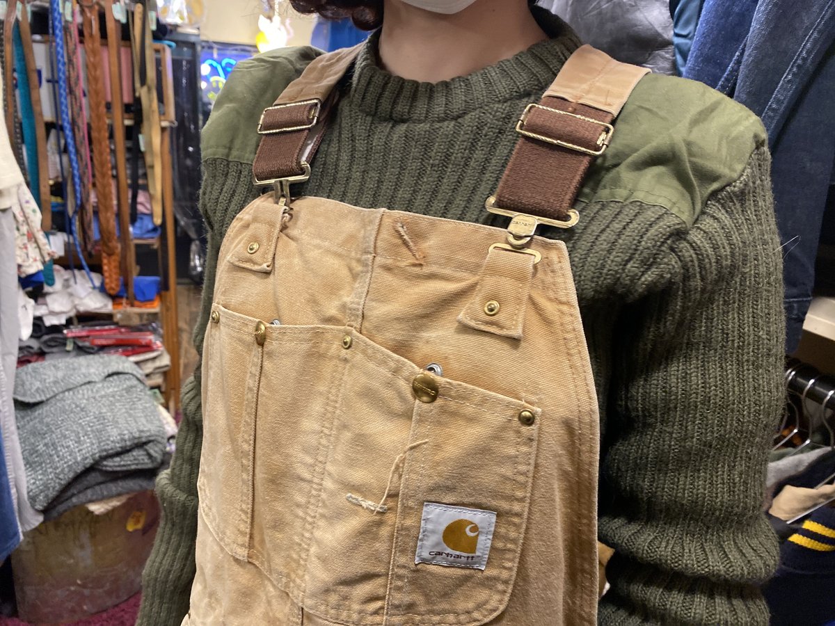 Carhartt オーバーオール ビッグサイズ R03 裏キルト 50x32 Carhartt オーバーオール ビッグサイズ R03 裏キルト 50x32