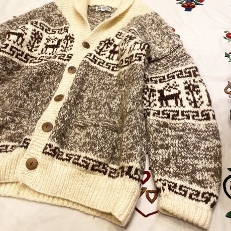 [USED] BIG BIG SIZE❤️ カウチンカーディガン