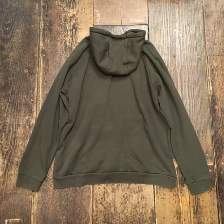 [USED] adidas カーキ色 BIGパーカー