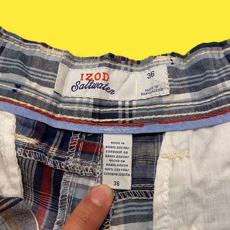 [DEADSTOCK] IZOD Check Shorts