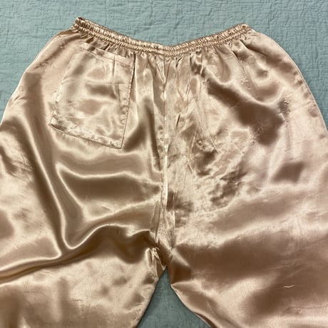 [USED] シャンパンゴールド🌟サテン パンツ