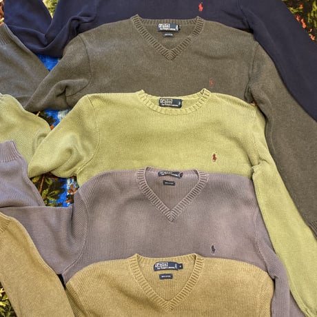 [USED] Ralph Lauren COTTON KNIT！