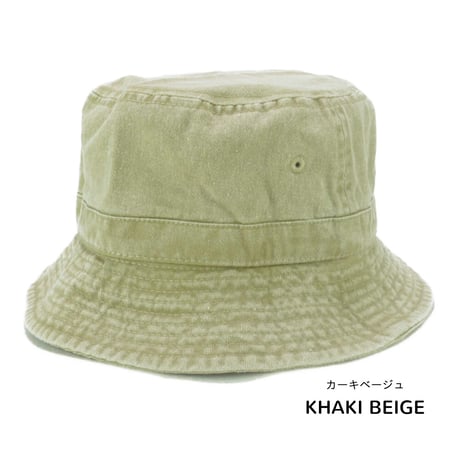 [SELECT] COTTON ピグメントウォッシュ バケットハット