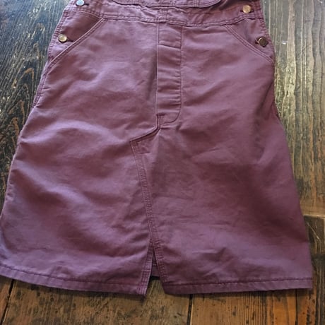 [USED] Dickiesデニムオーバーオールスカート
