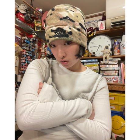 [USED] CUTE CAMO♡フリースCAP