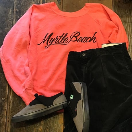 [USED] サーモンピンク の OLD SWEAT
