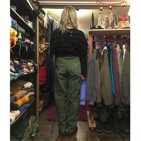 [USED] Vintage Sweden タックパンツ