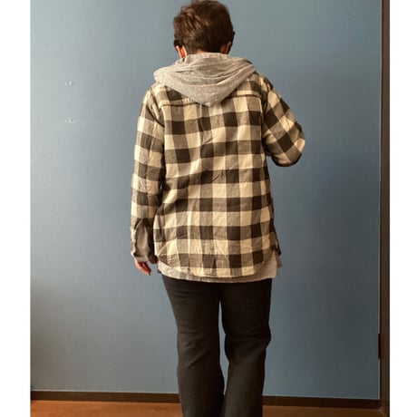 [USED] GOODサイズ ❤️Cotton ネルシャツ
