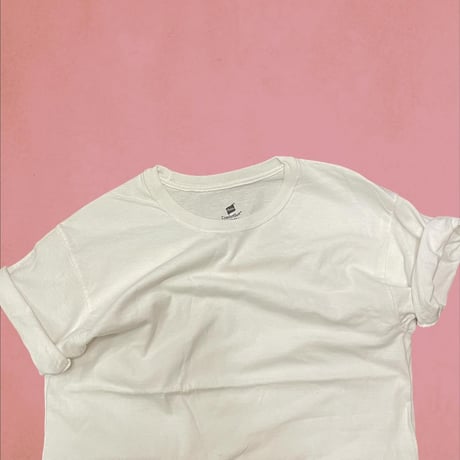 [USED]  Hanes 白Tee