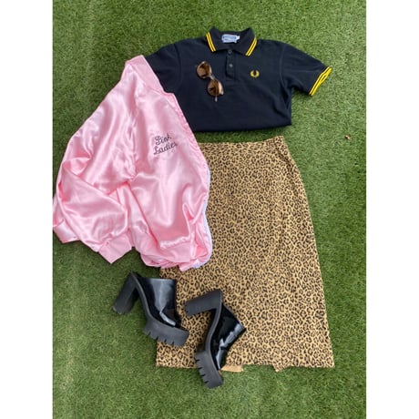[USED] "Grease"  Pink Ladies サテンジャケット