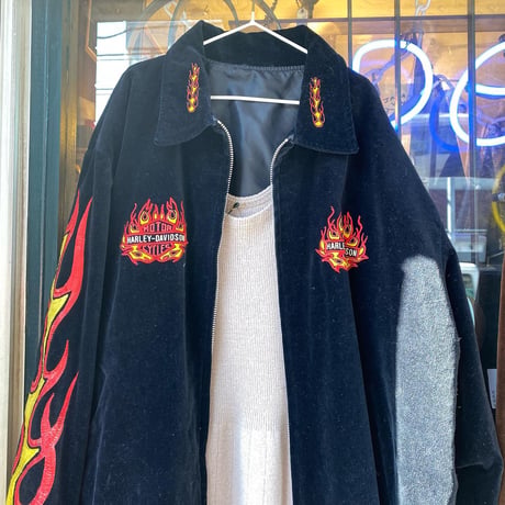 [USED] HARLEY-DAVIDSON🔥ベロア JKT