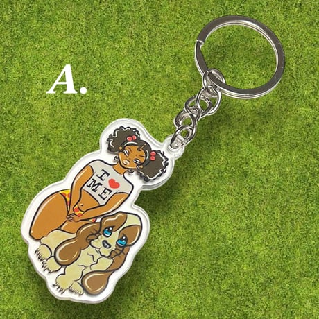 【doki doki girls】ドキドキkeychain