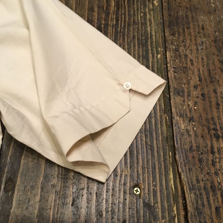 [USED]  BEIGE♡ 刺繍入りキューバシャツ