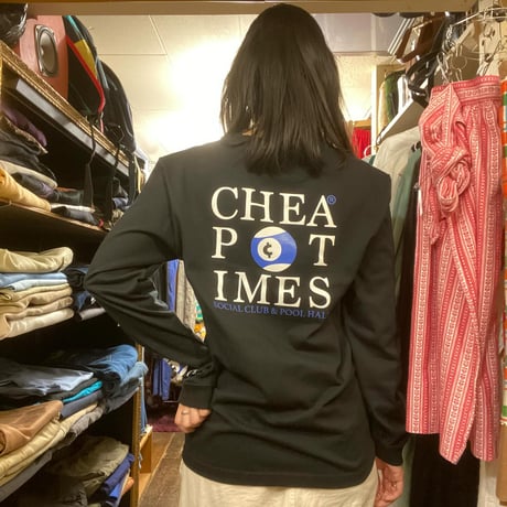 [CHEAP TIME$] PackTee "POOL HALL" ロンTee