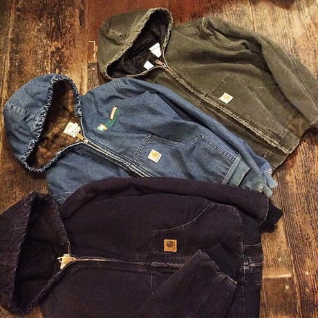 [USED] carhartt PARKA [DENIM / OLIVE]