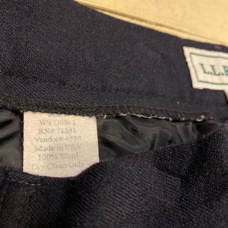 [USED] L.L.Bean  WOOL PANTS