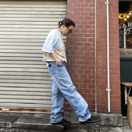 [USED] ショート丈タイダイTee