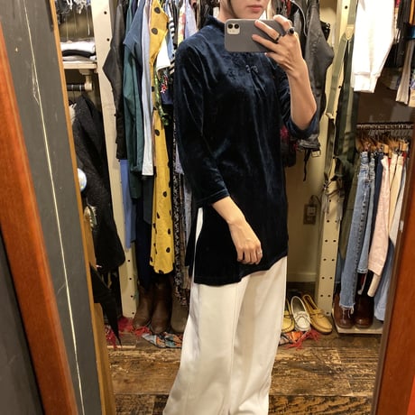[USED] チャイナベロアTOPS🇨🇳
