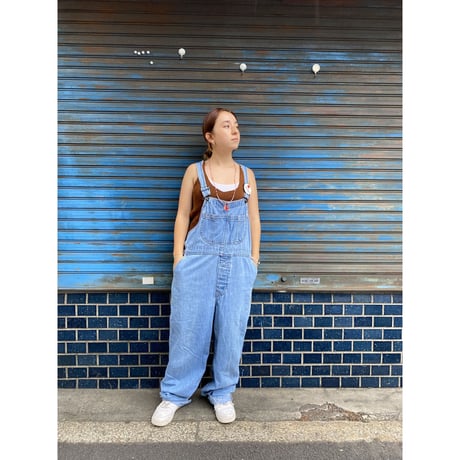 [USED]  LANDS' END DENIM OVERALL