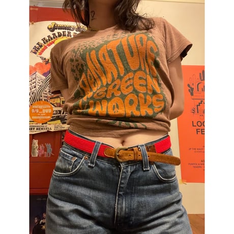 [USED]キャンバス×レザーミックスベルト♥️