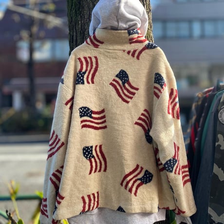 [USED] 星条旗ZIPフリース🇺🇸