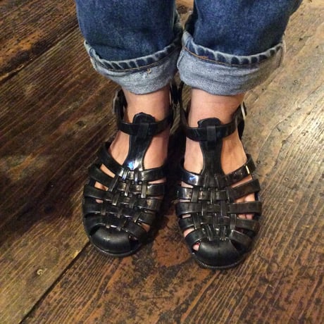 [USED] EURO ビニールサンダル BLACK