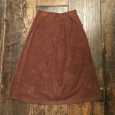 [USED] 秋色コーデュロイスカート