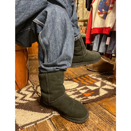 [USED]  UGG🐑シープスキンブーツ BLACK