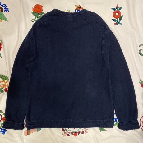 [USED] "CHAPS RALPH LAUREN" COTTON KNIT！