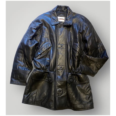 [USED] renoma REAL leather CAR COAT