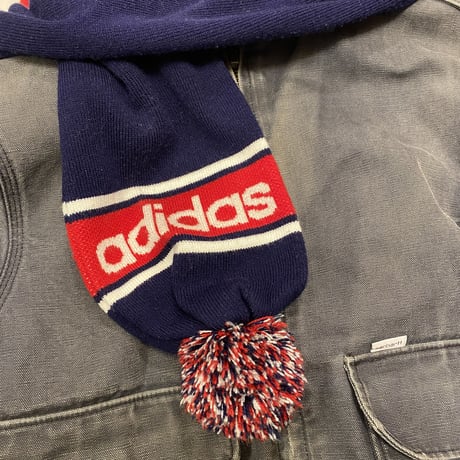 [USED] “adidas” ポンポン付きマフラー