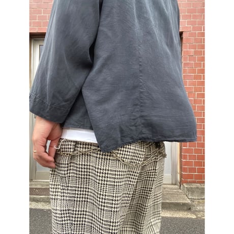 [USED] BLACK SILK SHIRTS