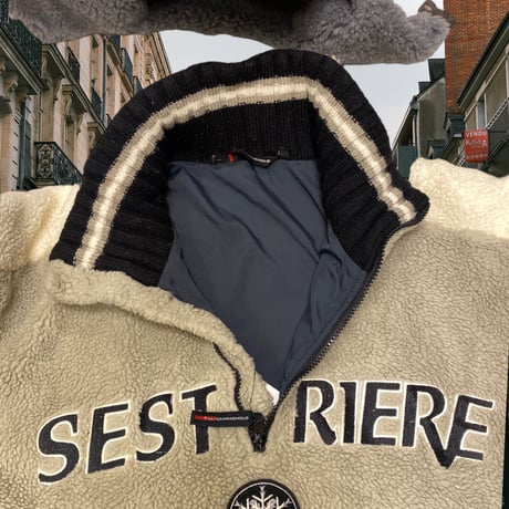 [USED]SESTRIERE ITARY 🇮🇹ハーフジップ ボアブルゾン