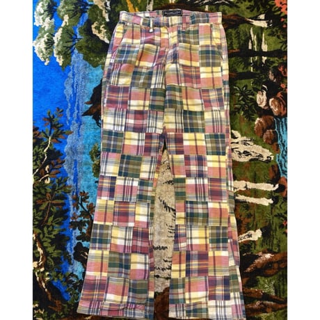 [USED] パッチワークチェック柄PANTS