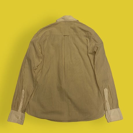 [USED]  ストライプクレリックシャツ