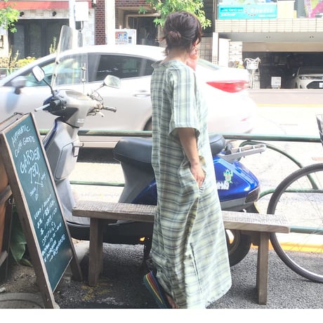 [USED] ポンチョ風ワンピース