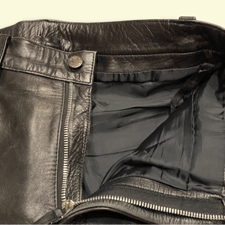 [USED] made in PAKISTAN!! LEATHER PANTS