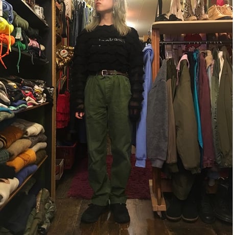 [USED] Vintage Sweden タックパンツ