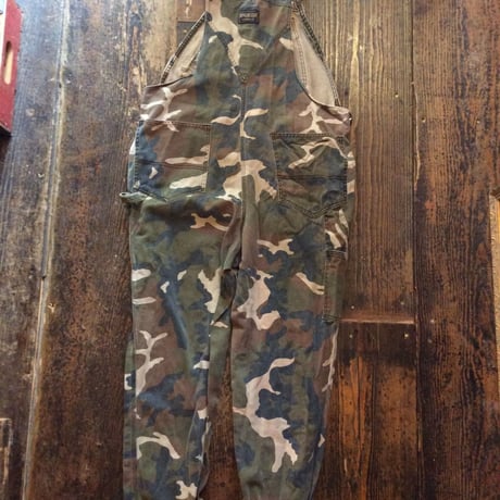 [USED] カモフラオーバーオール