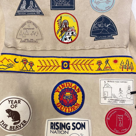 [USED] SUEDE PATCH ベスト