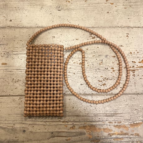 [USED] ウッドビーズのmini♡BAG