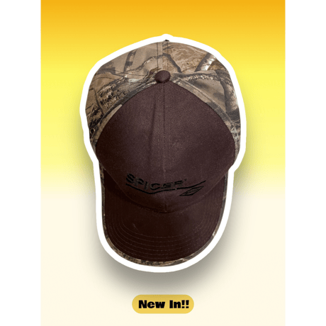 [USED] カモ柄2トーンのパネルCAP