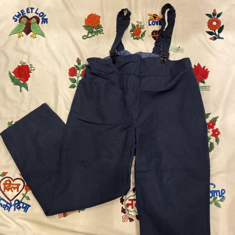 [DEADSTOCK! ]  ITALY 海軍 裏地付きOVERALL