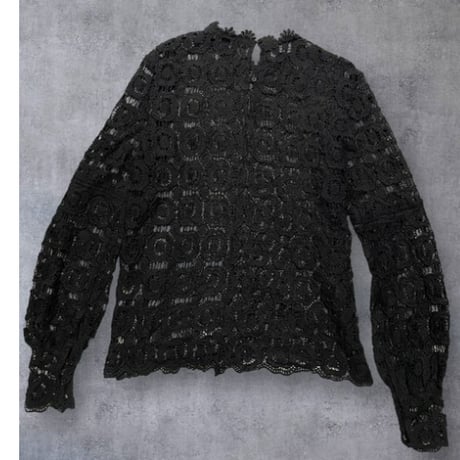 [USED] Black lace TOPS